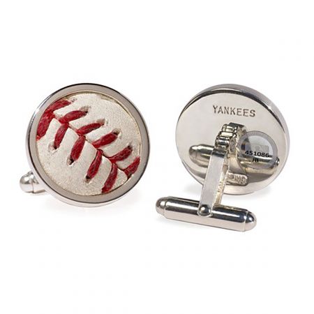 MLB Game Used Baseball Cufflinks Team Specific: Cufflinks Depot